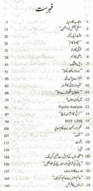 Index of Zavia part 2 by ashfaq ahmad