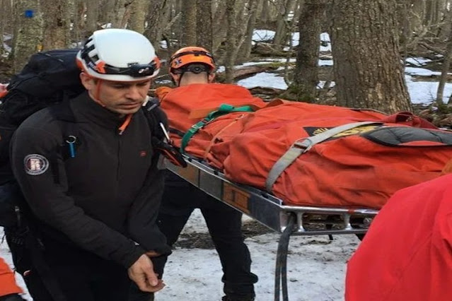 Turista rescatada en Laguna Esmeralda