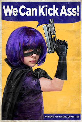 Kick-Ass Propaganda Movie Poster Set - Hit Girl