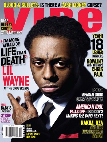 This edition of'VIBE' contrast with the first one Lil Wayne is being