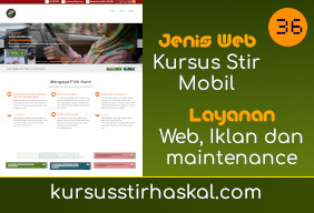 jasa pembuatan web kursus stir mobil