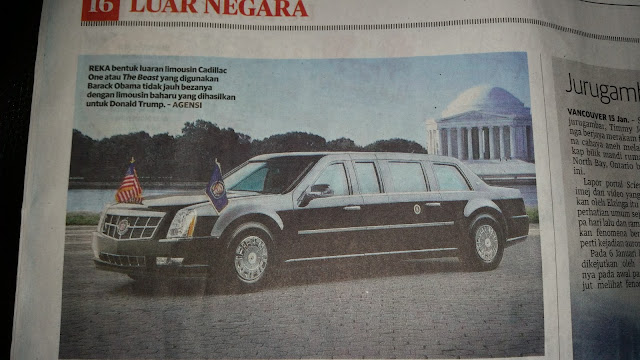limousin canggih bakal presiden amerika syarikat