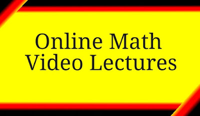Online Math Video Lectures