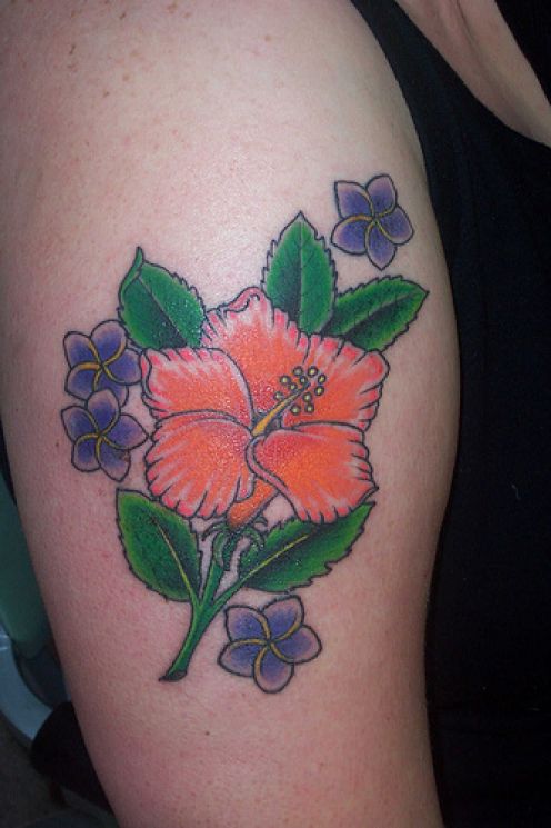 Hibiscus Flower Tattoos