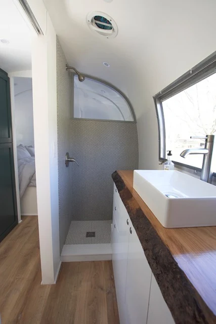 remodelled Airstream trailer