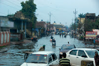 Agra India Rain