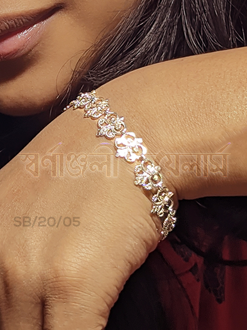 লেডিস ব্রেসলেট (Ladies Gold/Silver Bracelet) 18/21/22 Karat Price in Bangladesh