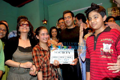 Salman Khan at the launch of Smita Thackeray's film Society picture