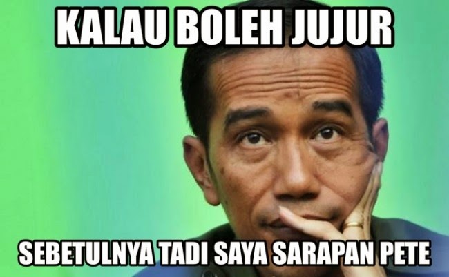 GAMBAR MEME JOKOWI GALAU LUCU  Gambar Galau Jokowi DP PP 