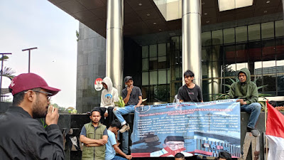 Korupsi APBD TA 2022 Untuk Proyek Jalan Lingkar Taliabu, Ammuk Jakarta Datangi KPK RI 