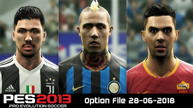 PES 2013 Next Season Patch 2019 - Option File 28-06-2018 ...