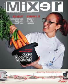 Mixer. Magazine & business del pubblico servizio 283 - Febbraio 2016 | TRUE PDF | Mensile | Professionisti | Ristorazione | Cibo | Bevande
Mixer da 30 anni accompagna l’evoluzione e l’innovazione del mondo del fuori casa, raccontando storie di imprenditori, aziende, prodotti. Rappresenta da sempre il riferimento dell’informazione professionale per i pubblici esercizi e mezzo insostituibile per le imprese che si rivolgono al canale fuori casa.
Organo di stampa della Fipe-Confcommercio, grazie anche al contributo di specialisti e professionisti, affronta ogni mese temi specifici e di attualità con i «Dossier», la sezione «Pubblico Esercizio» con il mondo bar e ospitalità in primo piano, la ristorazione con le nuove rubriche «Il Vocabolario delle Attrezzature» e «Le Catene», la Mixability con i bartender e gli chef più in del momento, la Professione con consigli e idee per l’attività quotidiana.
La rivista raggiunge ogni mese una selezione qualificata di bar, wine bar, ristoranti, pizzerie e hotel in Italia.