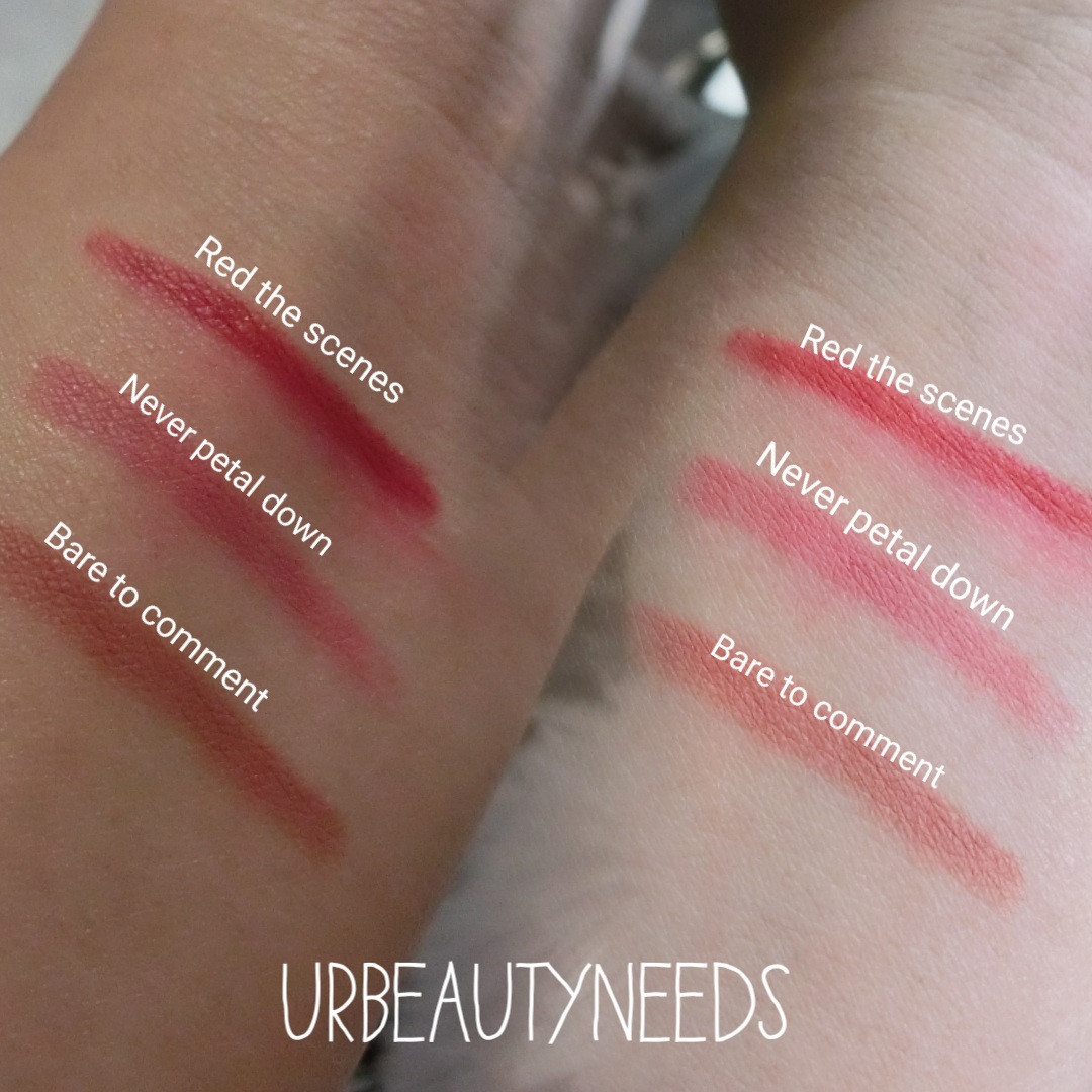 wet n wild gel lip liner swatches