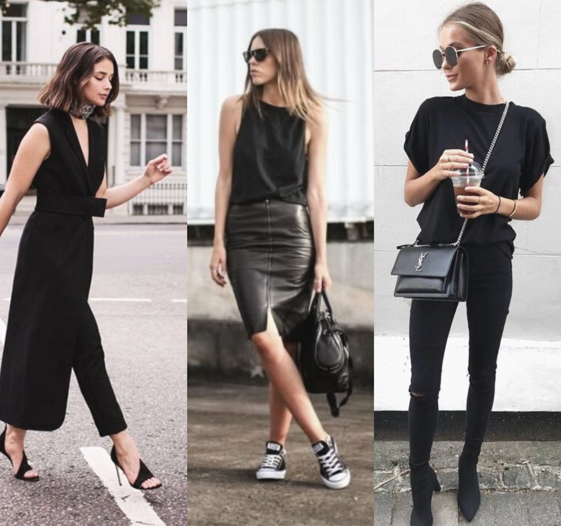 All black: como usar a tendência sem pesar no look