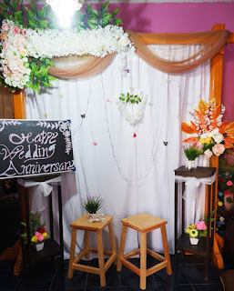 sewa backdrop lamaran murah