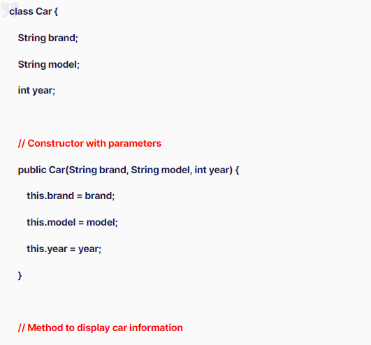 Example Image of Write a Program to implement constructor in Java ?