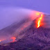 Gunung Sinabung Meletus 30 kali dalam Sehari