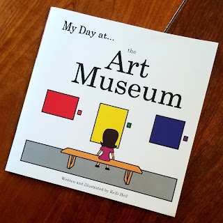 A photograph of the children's book "My Day at... The Art Museum" by Kelli Heil.