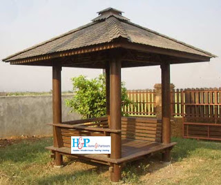 Gazebo Square Sirap