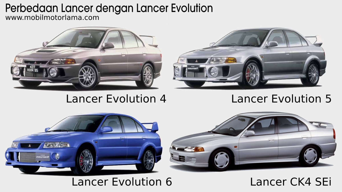 Perbedaan Lancer Evolution 4/5/6 dengan CK4