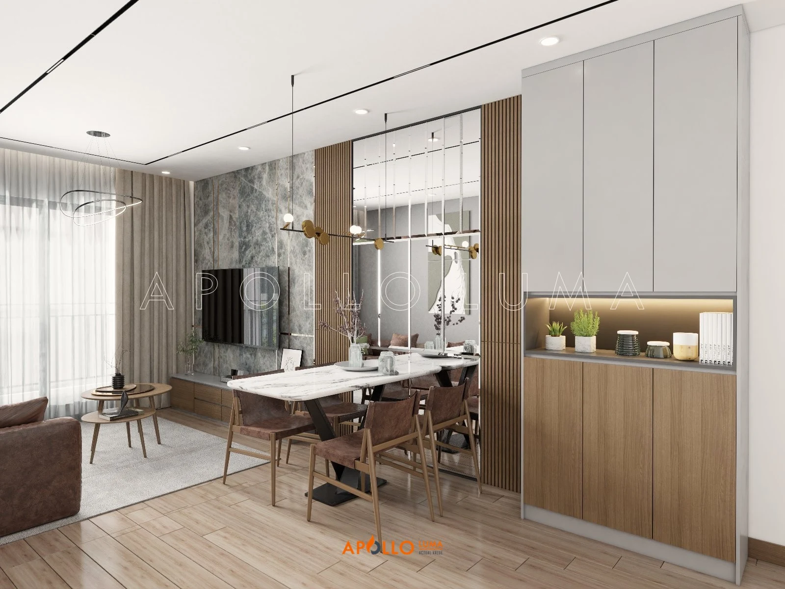 Khám phá thiết kế căn hộ 2PN+1WC phong cách đương đại tòa S1.06 Vinhomes Smart City