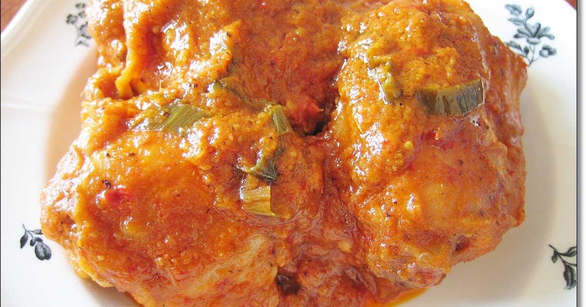 my home cooking blog: Rendang ayam pedas resepi II