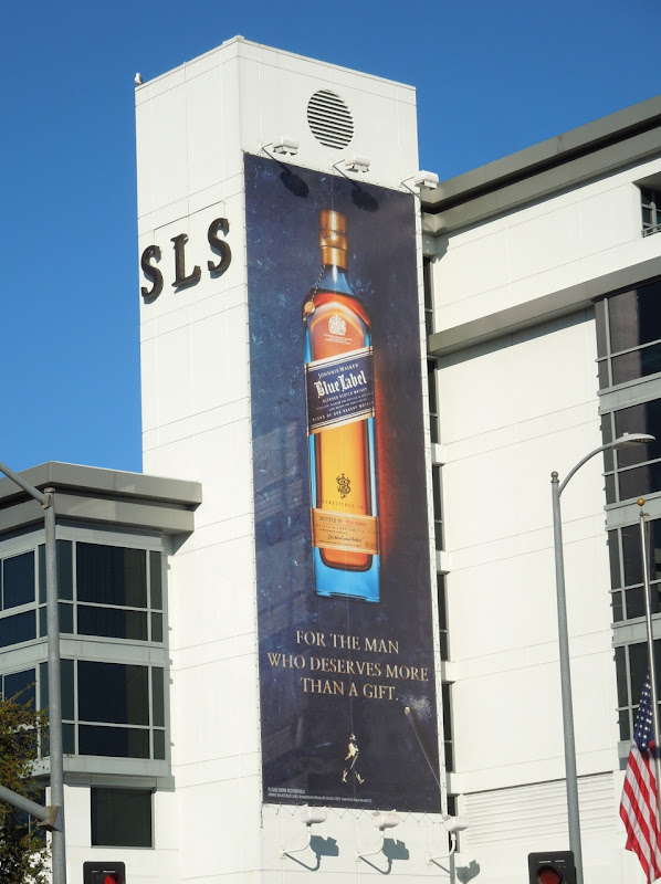 Johnnie Walker Blue Label Whisky billboard SLS Beverly Hills Hotel