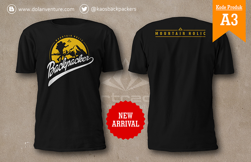 Jual Kaos Backpacker Indonesia