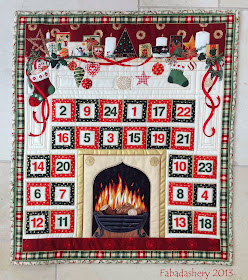 Makower Advent Calendar Quilt