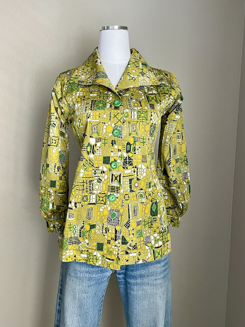 Vintage women's blouse from the late '60s
