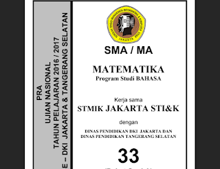 http://kelasnesia.blogspot.com - Download Soal UCUN SMA Matematika DKI Jakarta Tahun 2020 Prodi BAHASA Beserta Kunci Jawaban