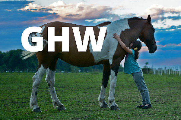 Definition of the phoneme GHW!: image of a Girl Hugging a Horse
