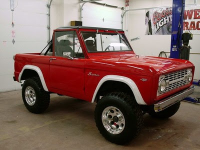 1 Early 70's Ford Bronco not your ugly OJ white Bronco