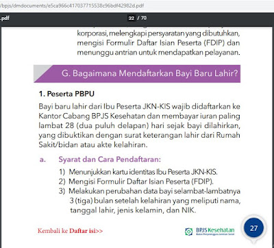 leaflet BPJS Kesehatan