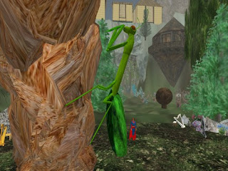 second life animals - praying mantis