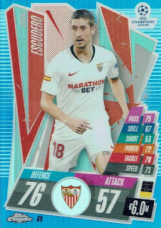 Topps Match Attax Chrome 2020-2021 Sevilla FC Set