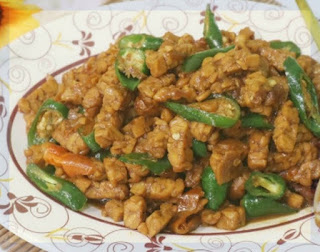 RESEP TEMPE OREK CABE HIJAU