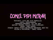 lirik lagu comel pipi merah