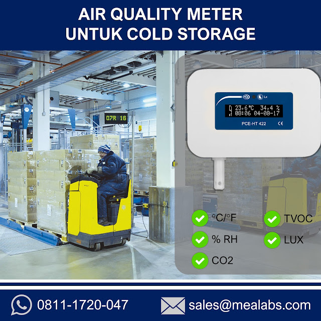 Air Quality Meter untuk Cold Storage
