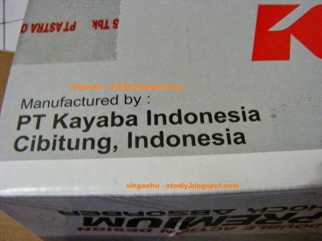 Share pembelian KYB Premium made in Indonesia untuk Aerio