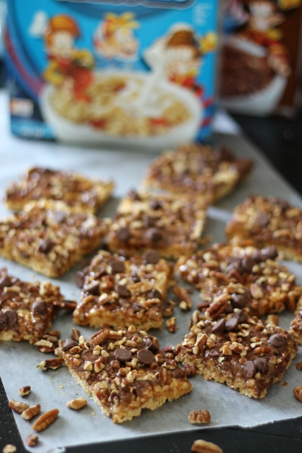 turtle rice krispy treats