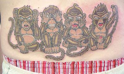 tattoo of monkey