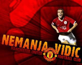 manchester united nemanja vidic united