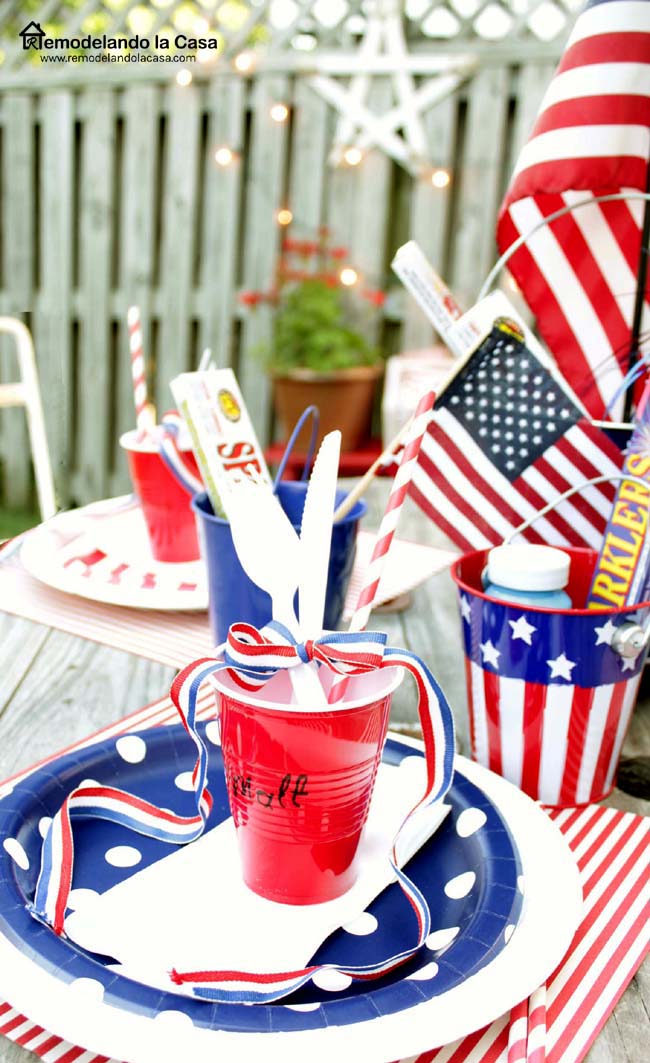  Are yous guys already enjoying your opor-garai BEST HOME Rustic Fourth of July Tablescape