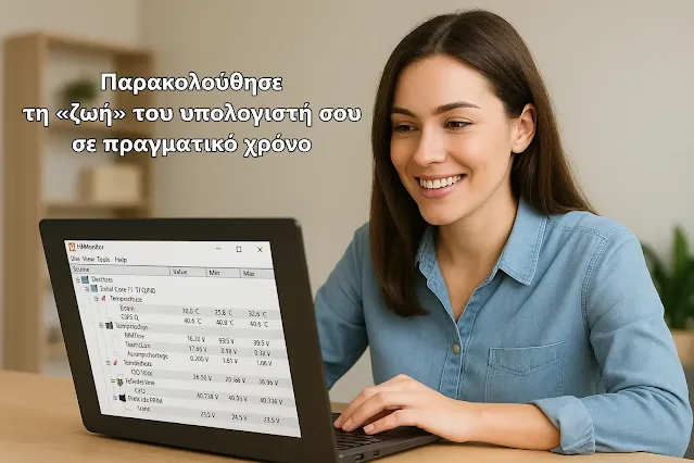 HWMonitor θερμοκρασία CPU και GPU δωρεάν εργαλείο