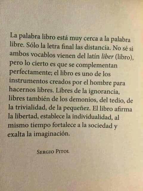 "La palabra libro..."