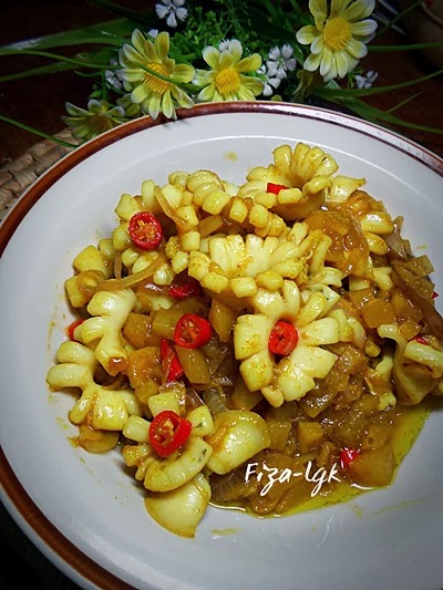 SOTONG GORENG KENTANG - Ringkas tapi sedap.  Fiza's Cooking