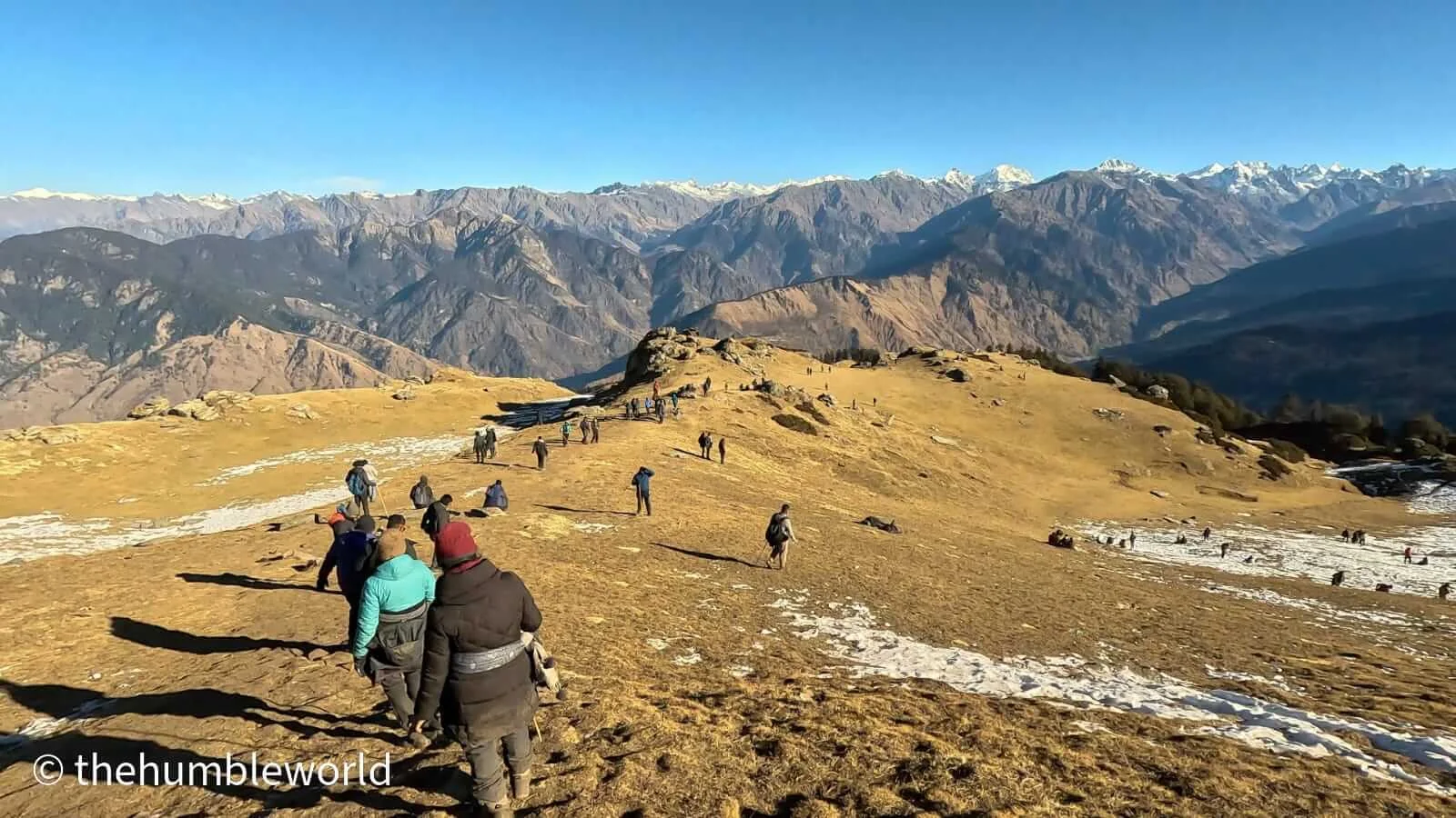 Returning back from Summit towards Sankri