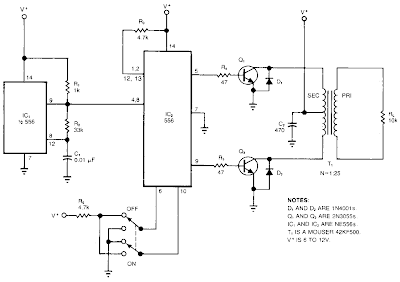 Build a High Voltage Inverter Circuit Diagram