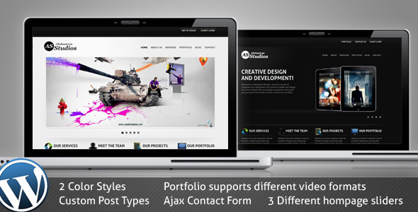 Alabastros Studios Wordpress Version - Portfolio Creative